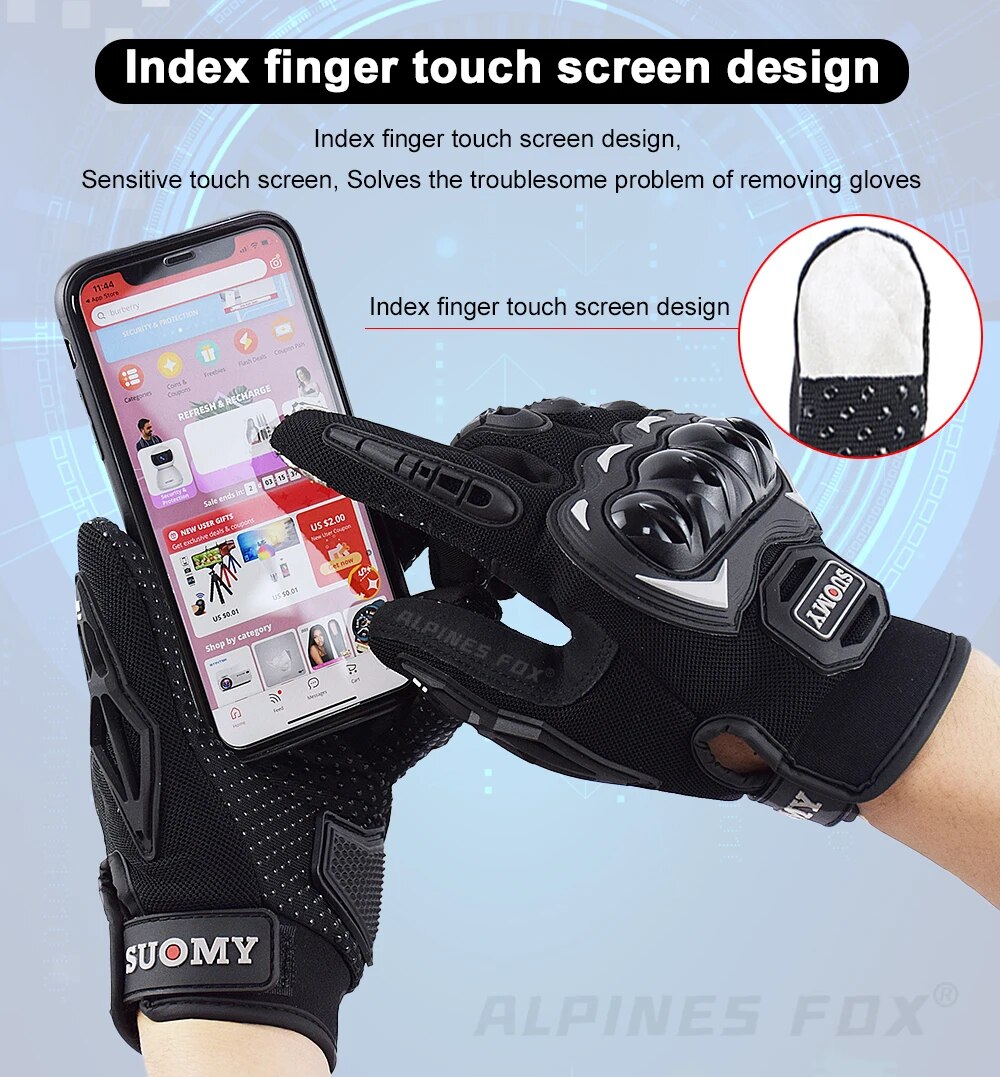Suomy Motorcycle Gloves Moto T - огляд і ціна Motorcycle Gear Alpinestar